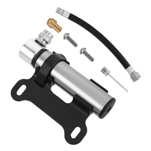Abaodam Portable Handheld Bike Pump Lightweight Aluminum Mini Electric Pump for Bike Tires Frame-Mounted Universal Valve Cycling Accessory