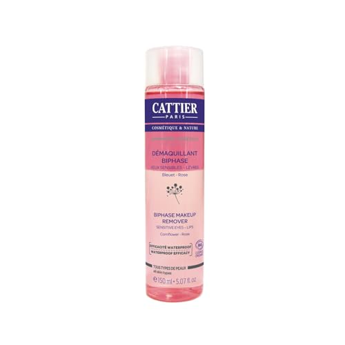 Cattier eau micellaire biphasée démaquillante waterproof lot de 3 x 150ml