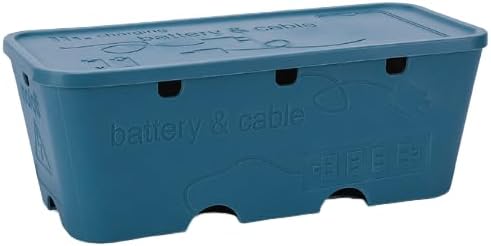 Miniatura 14 de 11.8x5.1x4.3in Cable Management Box Cable Organizer Box and Power Strip Box Hide Desk Cord and Floor Cables to Cover and Hide & Power Strips & Cords