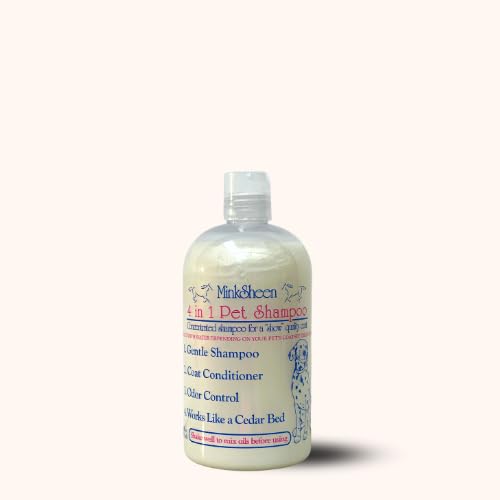 Shampoo concentrado para cães Touch of Mink com óleo de mink, 473 mL