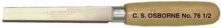 C.S. Osborne and Co. No. 76 1/2 - Square Point Knife: 3 7/8" Steel blade (MPN# 60046)