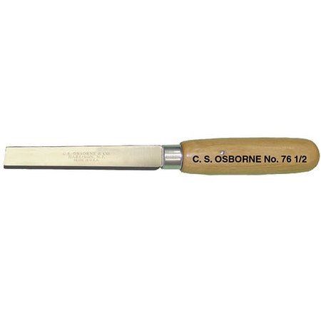 C.S. Osborne and Co. No. 76 1/2 - Square Point Knife: 3 7/8" Steel blade (MPN# 60046)