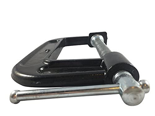4 Piece 4 Inch C-Clamp Set - Industrial Strength, Quality Iron C Clamps For Woodworking, Welding, And Building By Blue Collar Tools #TOP3