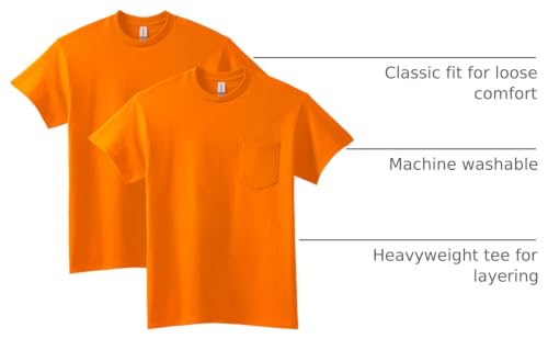 Image of Gildan Adult Ultra Cotton T-Shirt with Pocket, Style G2300, 2-Pack