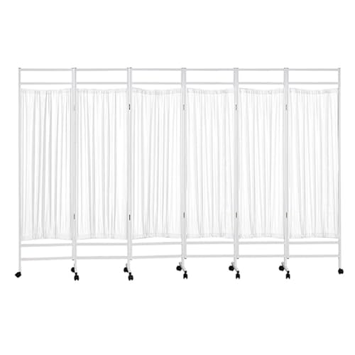 Cloison de séparation médicale pliable blanche pour hôpitaux et bureaux - 2