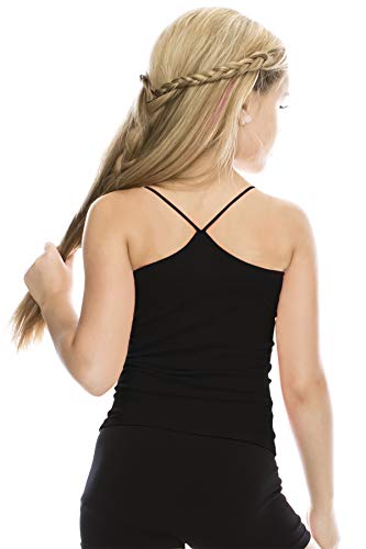 Image of Kurve Girl's Sleeveless Tank Top - Stretch Undershirts Cami Camisole, UV Protective Fabric, Rated UPF 50+ (Made in USA)