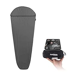 Naturehike Saco de dormir ultraligero para cabaña,...: Saco de dormir muy elástico: El saco de dormir está fabricado con un 91,1% poliéster y 8,9% elastano, que es suave y agradable para la piel y resistente a los desgarros, lo que le permite cambiar a diferentes posiciones para dormir como desee durante...
