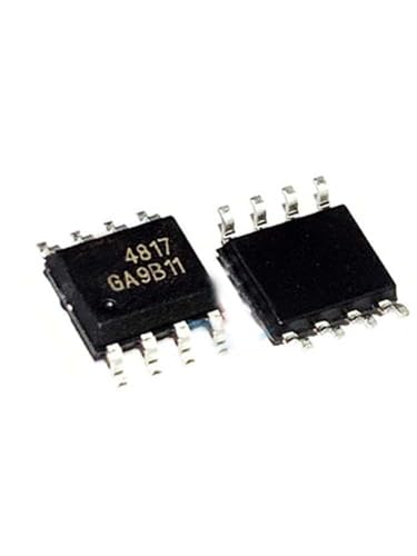 Amair 5 PCS AO4817 SOP8 4817 Dual P-Channel Enhancement Mode Field Effect Transistor