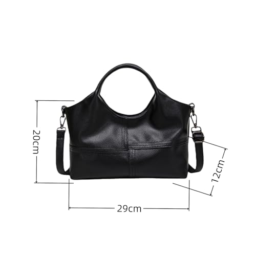 Sac à main patchwork grande capacité pour mère avec bandoulière tendance - 4