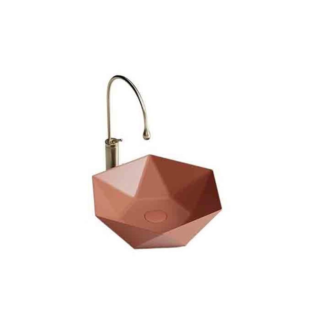 HLHLOP777 Bathroom Sink Vessel Sink 48 * 42 * 13cm Modern Above Counter Bathroom Sinks Ceramic Art Basin Lavatory Vanity
