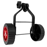 String Trimmer Support Wheel, Adjustable Support Wheels Set for Walk-Behind Brush Cutter, Weedeaters Trimmer Grass Cutter Holder