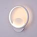 Applique da parete Interno Moderno led, 12W Lampada da Parete Tondo Bianco Caldo 3000K Lampada da Muro, Perfetto per Camera da Letto Soggiorno Corridoio Bagno Scale AC 220V