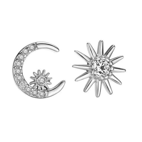 Boucles d'oreilles asymétriques Mstar clous mignons pour femme - 3