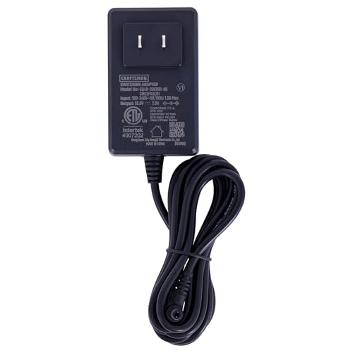 CRAFTSMAN AC Adapter 100-240v 50-60hz for CMXEFXA511214 Portable Fan, Power Supply 6ft Cord - image 1