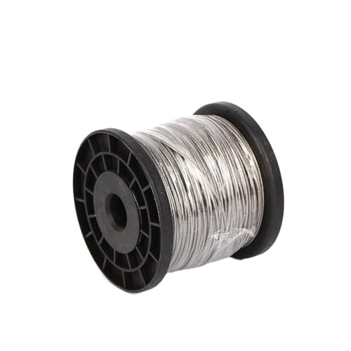Cuerda flexible recubierta de PVC 50 m, 0,8/1,5/2/2,5/3/4 mm, 7 x, cable blando(2.5mm after coating)