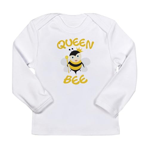 CafePress Queen Bee Long Sleeve T Shirt Cute Long Sleeve Infant Baby T-Shirt