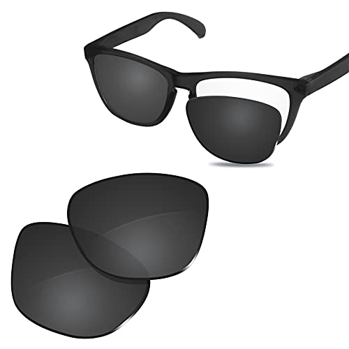 Image of 100% Precise-Fit Replacement Sunglass Lenses Compatible with Oakley Frogskins OO9013 55mm