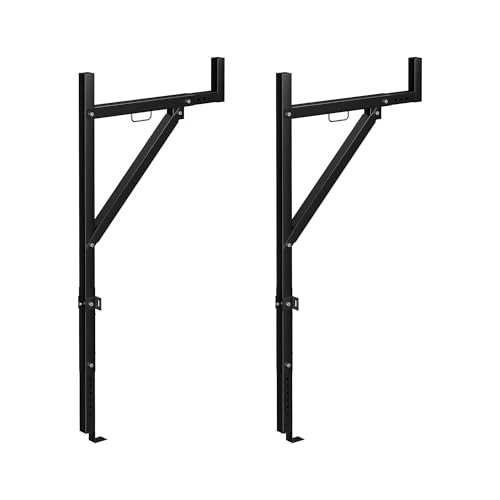 GarveeTech Truck Rack,19-34inch Extendable Truck Ladder Rack,Ladder Rack for Trailer,44.5