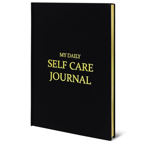 Gratitude Journal for Women & Men – Daily Mindfulness Journal with Positivity Tracker, Happiness Exercises, and Guided Reflective Writing – Self-Care Journal for Personal Growth (Black)