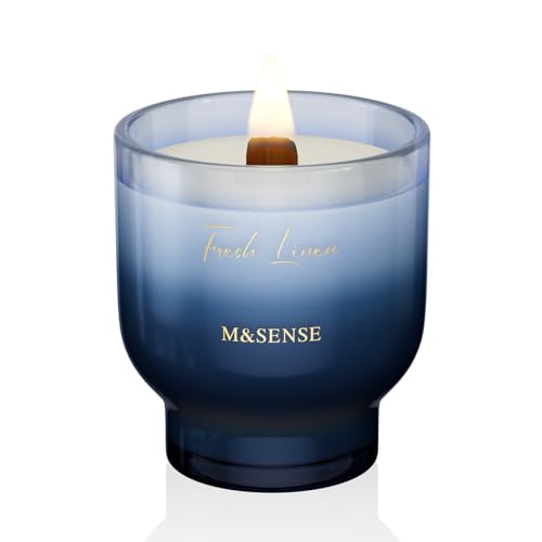 M&SENSE 焚き火の音がするキャンドル アロマキャンドル 木芯 270g 55時間 パチパチ音 ろうそく ロウソク アロマ 癒しグッズ プレゼント 女性 人気 リラックス ギフト ホワイトデー バレンタイン 母の日のサムネイル