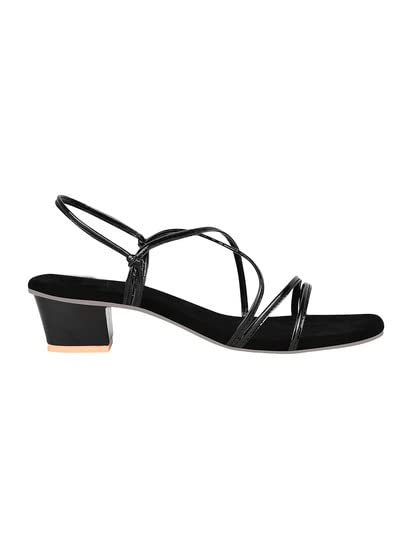Image of JM LOOOKS Kitten Heel Sandal for Womens Block Heel Sandal Comfortable Heel Sandal Trendy Flatform Sandals for Girls Casual and Stylish