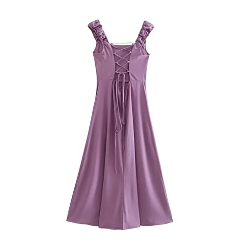 Robe d'été dos nu fluide idéale pour les soirées en terrasse - 3
