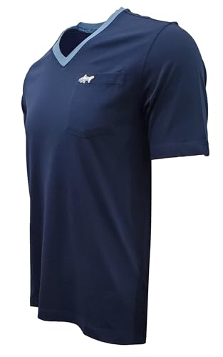 GREG NORMAN Men's V-Neck Shark Pocket T-Shirt4