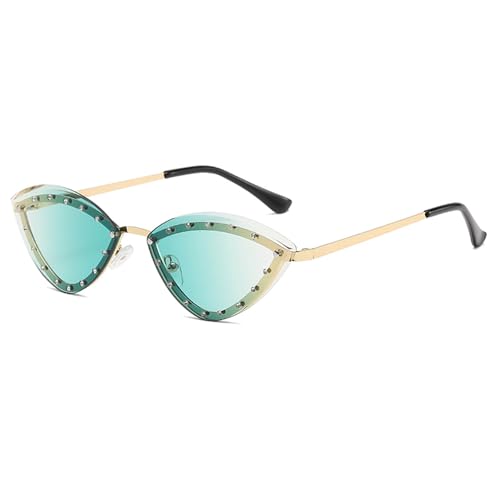 Ellipse Sunglasses Trendy Sunglasses UV400 Sun glasses UV Blocking Men Women Classic Trendy MC803 (B)
