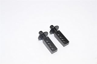 GPM For Traxxas 1/16 Mini E-Revo, Mini Slash Upgrade Parts Aluminum Front Body Post - 1Pr Black