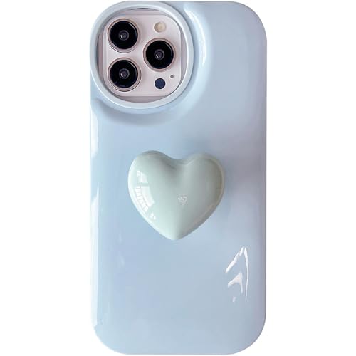 Coque iPhone antichoc couleur bonbon avec support cœur pour iPhone 11 à 14 Pro Max