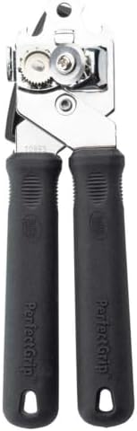 Miniatura 4 de TableCraft 10993 PerfectGrip - Abrelatas de mano, acero cromado, esfera giratoria grande, fácil agarre, apto para lavavajillas, agujero para colgar,