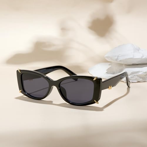 Cyxus Trendy Sunglasses for Women, UV Protection Sunglasses Womens Fashion Anti-Glare Glasses Lightweight Frame 13113