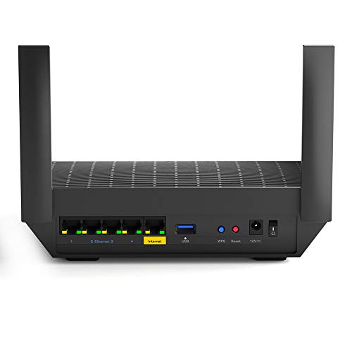 Image of (Refurbished) Linksys Max-Stream MR7350 AX1800 Mesh Wi-Fi 6 Router (Dual-Band Mesh Router) MU-MIMO,Enhance Speed up to 1.8 Gbps and Coverage up to 1,500 sq ft,20 + Devices,Easy App Set up,MR7350-AH