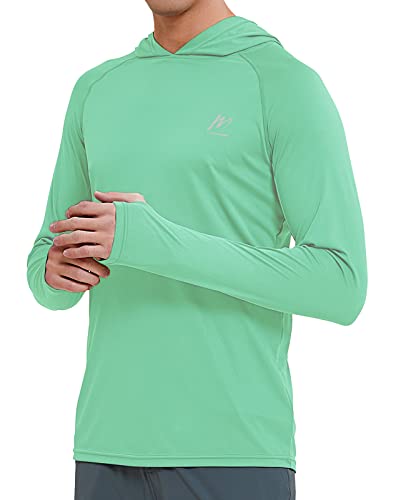 Men's Rash Guard Shirts UPF 50+ UV Sun Protection Swim Shirts Hoodie