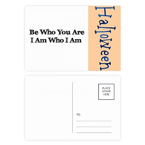 Cartes postales Halloween avec citation inspirante lot de 20 pour correspondre facilement