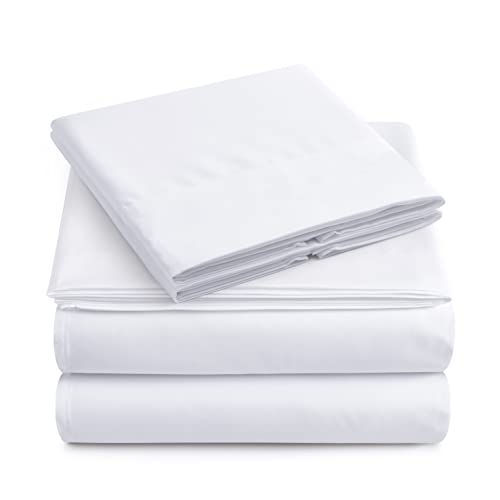 Opiniones de Blancos del mes. 47 Yamel Hogar; Juego de Sábanas 1800 Hipoalergénica con Tecnología Fresh Care Lisas de Microfibra (Blanco, King Size)