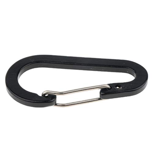 Homyl Clipe De Mosquetões De Alumínio 10x Para Camping, Caminhadas, Chaveiro, Trela Para Cães E Arre