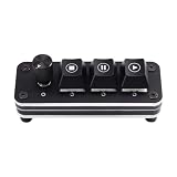 Comphic Controller multimediale professionale QLAB Tastiera a 3 manopola Drive Lettore musicale gratuito USB Type-C
