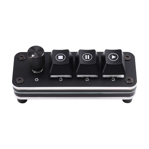 Eeskvrebuz USB Type-C���f�B�A�R���g���[���[QLAB�L�[�{�[�h�v���t�F�b�V���i���p�t�H�[�}���X3�L�[�܂݃C�u�t���[�~���[�W�b�N�v���[���[�R���g���[���[