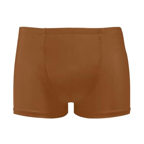 Brown Mens Swim Trunk Swimwear Bathing Suit Swim Brief Square Leg Board Short S Brown