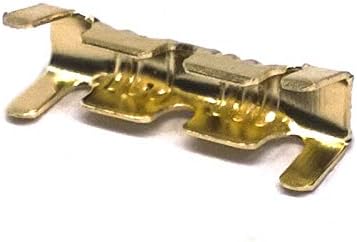 500pcs/1000pcs DJ 453 U-Shaped 0.5-1.5mm Crimping Button Cold Pressing Splice Wire Terminal Connector Cable Lugs(1000 Piece)