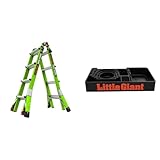 Little Giant Dark Horse 2.0, 17ft Multi-Position Ladder, Fiberglass, Type 1A, 300 lbs Weight Rating, Green