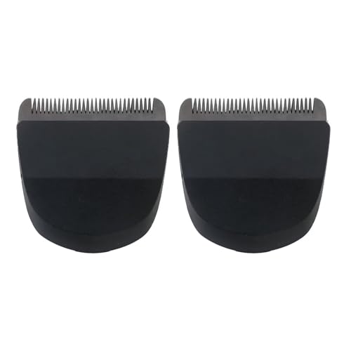 2 Pack Professional Clipper/Trimmer Snap On Replacement Blades #2068-300 - Compatible with Wahl Peanut Hair Clipper/Trimmer, Black