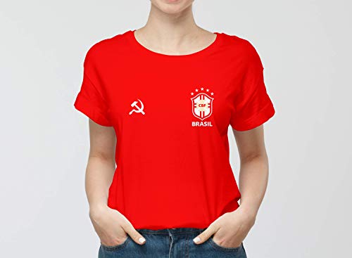 Camiseta Brasil Comunista - 100% algodão (G)