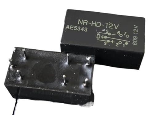 Relé 7 pines NR-HD-12V AE5343 componente electrónico de 12 voltios para circuitos automotrices