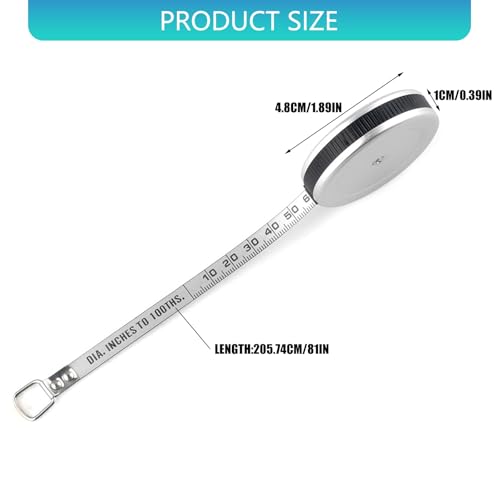 Cinta Métrica Retráctil de Acero Inoxidable 2m miniatura 4