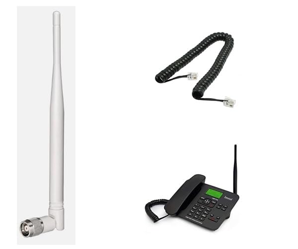 Antenna for BeeetelBeetel Beetel FWP F1NC Sim Based Fixed Line Wireless Phone White with Phone Spring Wire Cord, AntennaWhite Color (Antenna& Spring Cord Only)-picture-17