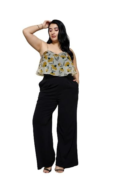 kassually CURVE jumpsuits for women Orgenza Printed Sweatheart Fitted Jumpsuit-picture-13