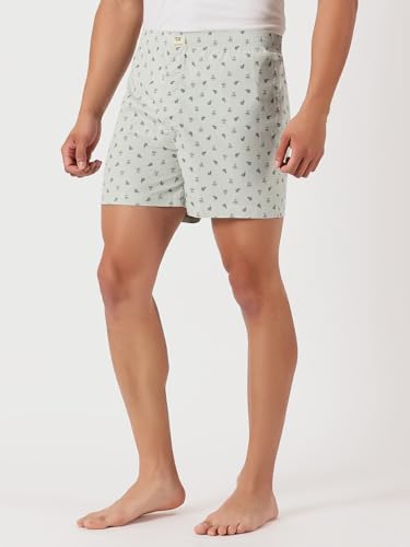 Image of Thomas Scott Men's | Cricket Club | Regular Fit | 100% Cotton | Casual | Woven | Boxer | Shorts | Pack of 3