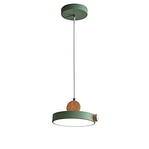 Suspension LED en bois CNCNSH avec 3 températures de couleur pour îlot de cuisine